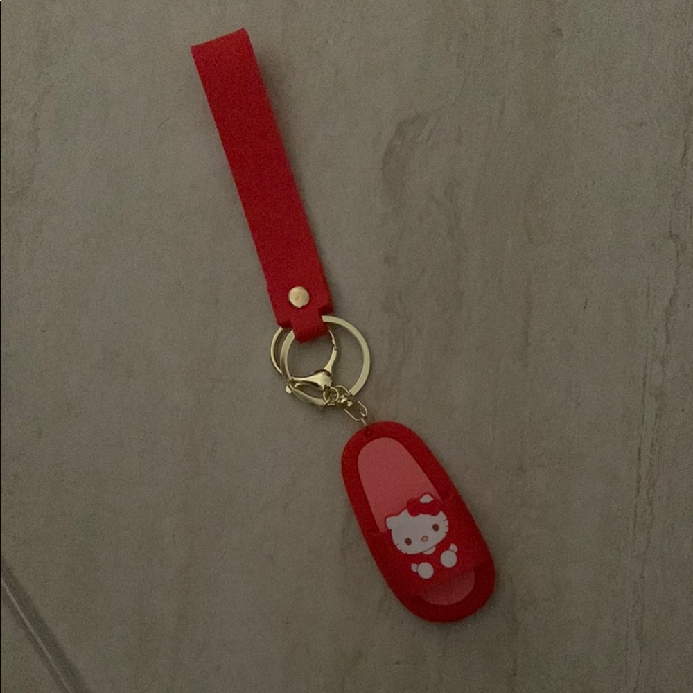 Hello Kitty Red Keychain